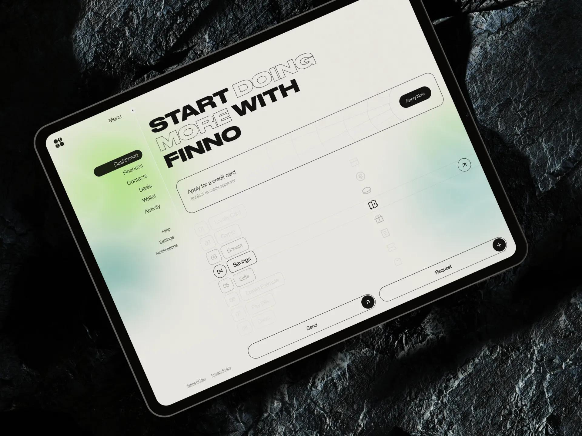 Personal finance account aggregation app
