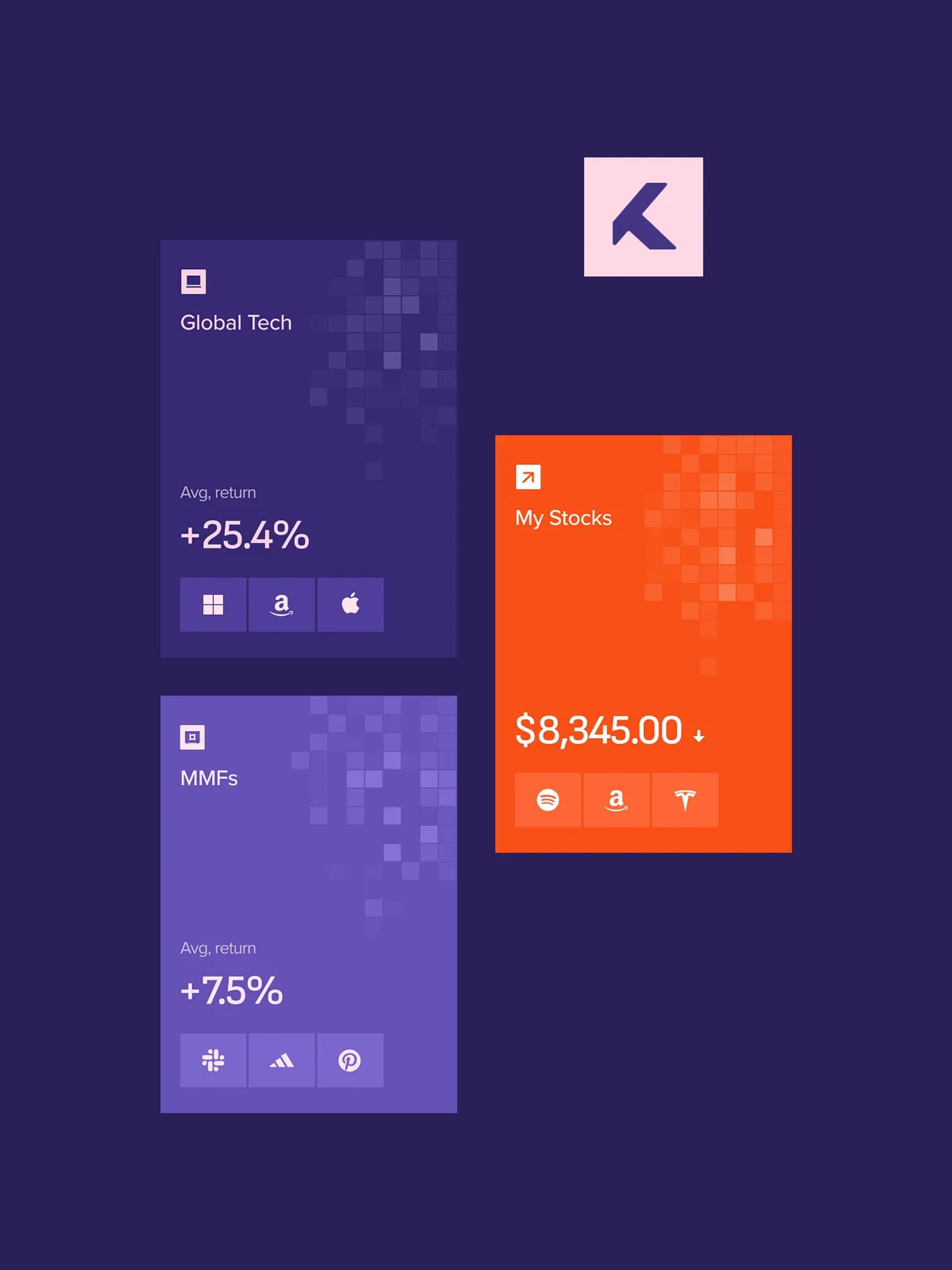 Mobile trading app serving first-time investors and experienced users from one interface